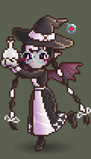 An NPC that sells bottles but gives you potions for free.